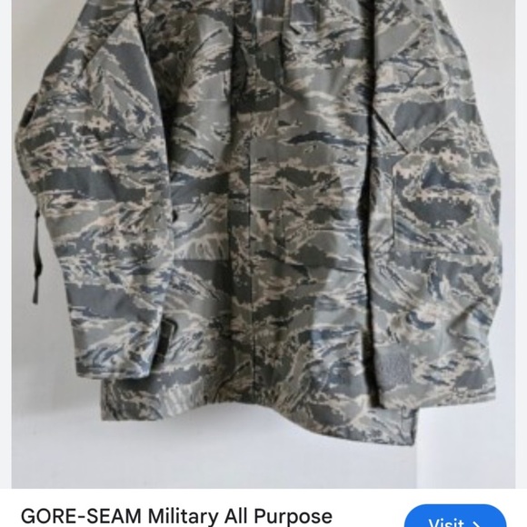 GORE-TEX men’s X-Large Camouflage Raincoat military brand - Picture 1 of 3